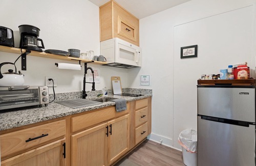 Central Oklahoma City House | 1BR Apt 8mins St. Anthony Hospital Kitchen, Wi-Fi, Free Parking #22A