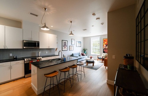Martindale Apartment | 1Br Loft - Historic Martindale, with sleeper sofa