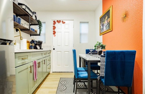 Gateway District House | 1BR Strip-View Suite w/Private Arcade, Arts Dist.