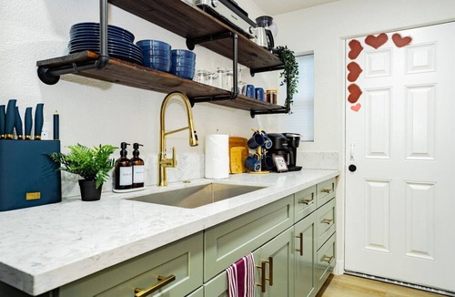 Gateway District House | 1BR Strip-View Suite w/Private Arcade, Arts Dist.