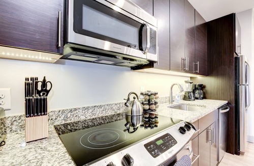 Downtown Baltimore Apartment | 1BR Stylish Apartment With Rooftop Deck & Pool