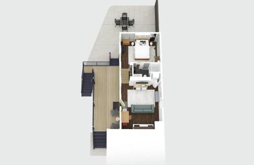 Licking Riverside Apartment | 1BR with Kitchen & Free Parking - Walk Everywhere