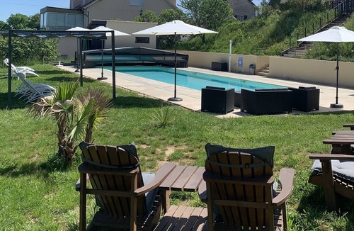 Lanzac Apartment | 1st floor apartment with shared pool terrace