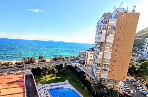 L'Albufereta Apartment | 1st line apartment with sea views and pool and WIFI