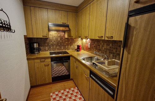 Silvaplana Apartment | 2 1/2-room flat; mountain and lake view, cosy living room