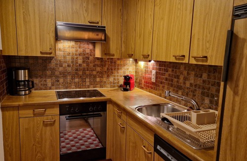 Silvaplana Apartment | 2 1/2-room flat; mountain and lake view, cosy living room