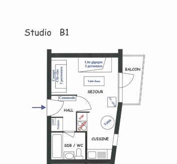 Venosc Apartment | 2 Alpes-locations Studio 2-3 personnes