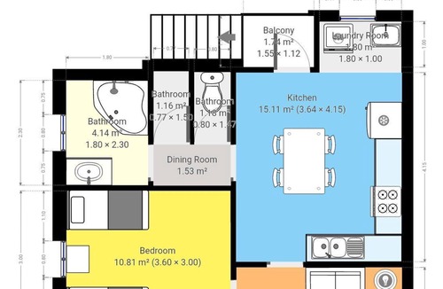 Bundaberg West Apartment | 2 Bedroom 2 King Beds or split all into Singles