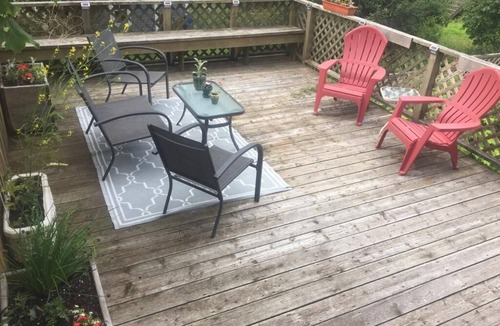 Saint John Apartment | 2 bedroom apt; old charm with modern living and huge patio with private parking