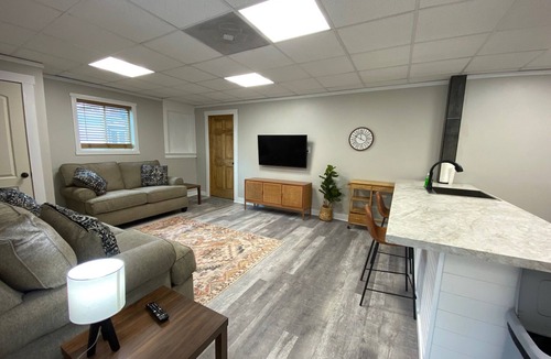 Mattoon House | 2 bedroom Budget Suite. Open floor plan