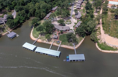 Grove Cabin | 2-Bedroom Cabin at Waterfront Resort with Pool and Boat Slip Access