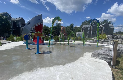 Beaupre Condo | 2 bedroom condo with water park, spa and gym!