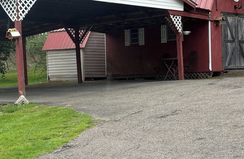 Camptown House | 2-bedroom home. Very spacious with creek access and fire pit. Close to game land