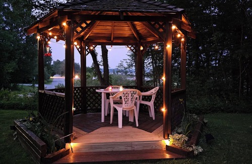 Town of Piercefield House | 2-bedroom Lakeview house near Tupper Lake with AC, WiFi, Deck, Gazebo, Firepit