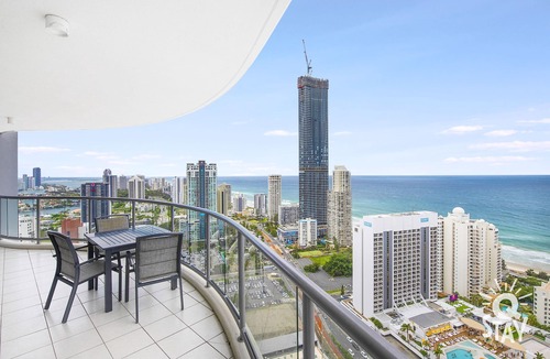 Surfers Paradise Apartment | 2 Bedroom Ocean View unit at Chevron Renaissance