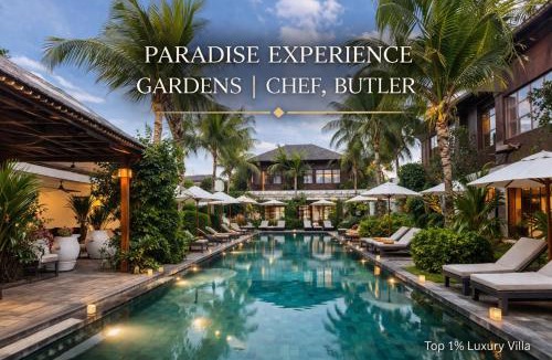 Drupadi Apartment | 2 BIG Pools, 9BD Ultra Luxury Villa Anam, Walk to Seminyak Beach, Bars! Staff