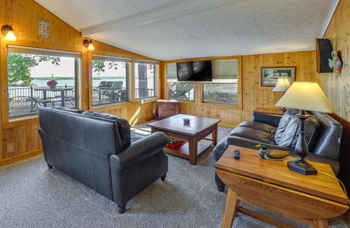 Grove House | 2 Boat Docks: Grand Lake Waterfront Home