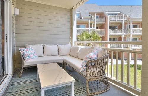 Caswell Beach Condo | 2 BR/2 BA Condo - Pool & Beach, Golf Course Across the Street, Sleeps 6