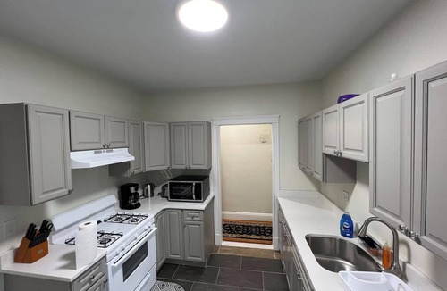 Corey Hill Apartment | 2 FREE parking spots- In unit washer/dryer