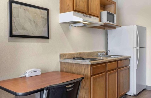 Wichita Apartment | 2 Full Beds | Non-Smoking, Kitchen