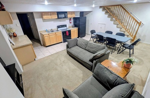 Rexburg Apartment | 2 King Beds - 2 bedrooms - Basement Apt w/Kitchen