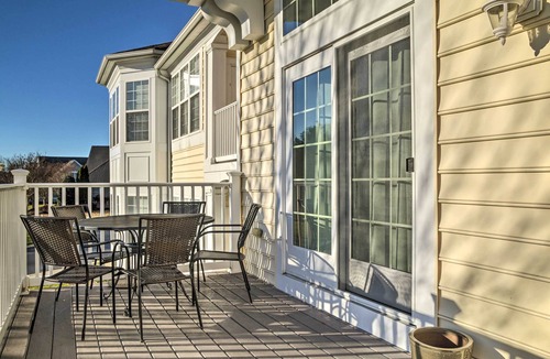 Ocean View Apartment | 2 Mi to Bethany Beach: Condo w/Deck & Pool Access