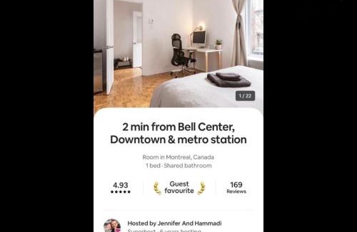 Montreal House | 2 min from Bell Center, Downtown & metro station