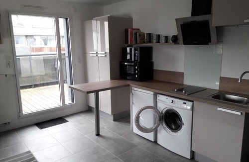 Larmor-Plage Apartment | 2 pièces avec accès piscine intérieure