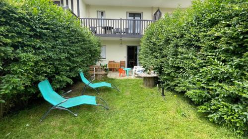 Cabourg Apartment | 2 pièces avec jardin Fleur Marine bord de mer Cabourg