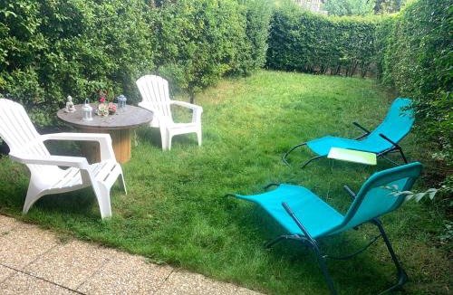 Cabourg Apartment | 2 pièces avec jardin Fleur Marine bord de mer Cabourg