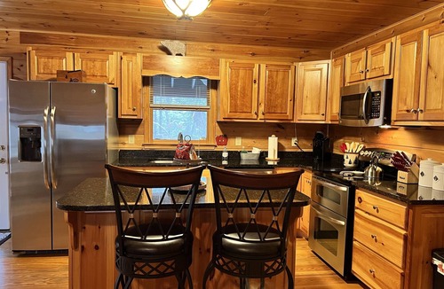 Ellijay Resort | 2 River Front Cabins side by side! 7th night free! Ask host