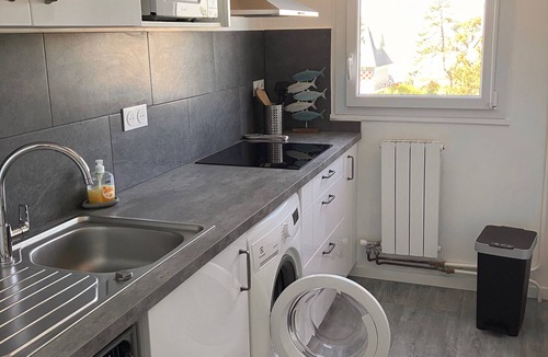 Villers-sur-Mer Apartment | 2-room apartment with balcony steps from the beach, WIFI and parking