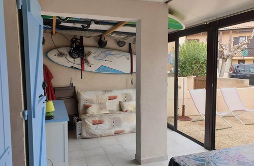 Leucate Apartment | 2-room apartment + air-conditioned cabin on garden level