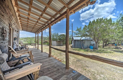 Sabinal House | 2 Rustic Cabins with Porches on Remote Ranch!