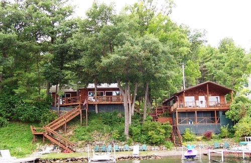 Branchport Cottage | 2 Side/Side Lakeside Cottages-5 Beds/3 Baths-Sleeps 12-14
