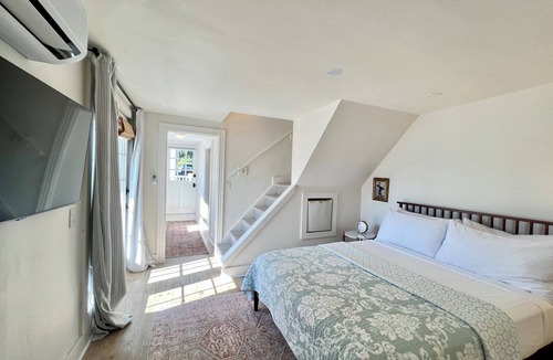 Boothbay Harbor Hotel | 2-Story Harbor View Suite King and Queen w/3 Balconies | Admiral's Quarters Inn Room 12