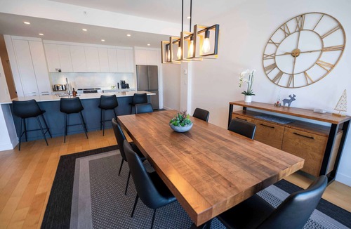 Baie-St-Paul Apartment | 202 | Elegant Condo | Balcony, Pool & River View