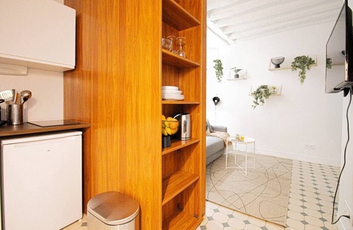 Saint-Gervais Apartment | 21-Studio for 2 People-Central-Le Marais-Paris 4th