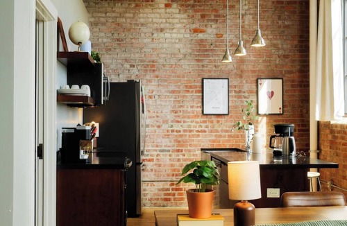 Peoria Apartment | 214 Cooperage | Stylish 1BR Warehouse Loft