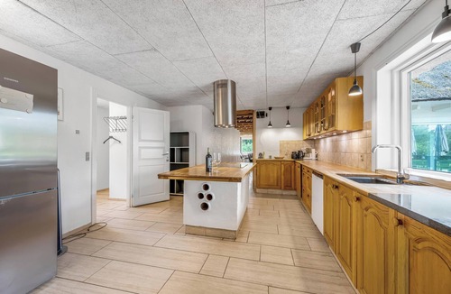 Karup House | 24 person pool house with activity room and 8 bedrooms.