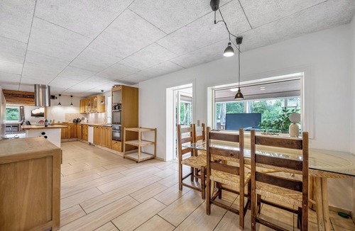 Karup House | 24 person pool house with activity room and 8 bedrooms.