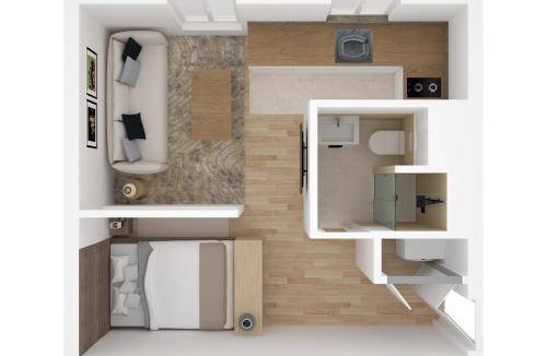 Silly-Gallieni Apartment | 25 m² Apartment ∙ 1 bedroom ∙ 2 guests