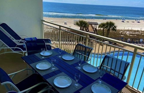Ono Island Condo | 25%OFF May6-16!Palacio 203 BeachFront!Nice Decor!BestView 2Pools!Hot Tub Tennis!