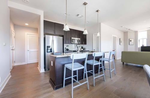 Downtown Baltimore Apartment | 2B/2BA Baltimore Skyline Views · Historic High-Rise