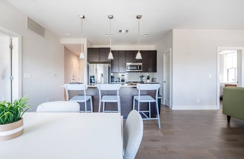 Downtown Baltimore Apartment | 2B/2BA Baltimore Skyline Views · Historic High-Rise