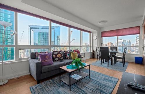 Willowdale Apartment | 2BD 2BR Panoramic View Sheppard Metro Free parking in Downtown Toronto
