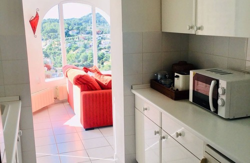 Fustera Apartment | 2bed 2bath apartment with private pool and sea views enjoys all day sunshine!