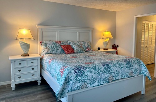 Volusia County Condo | 2BR/2BA 1st Floor Beachfront!