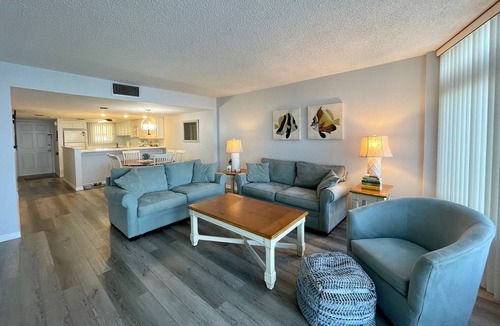 Volusia County Condo | 2BR/2BA 1st Floor Beachfront!