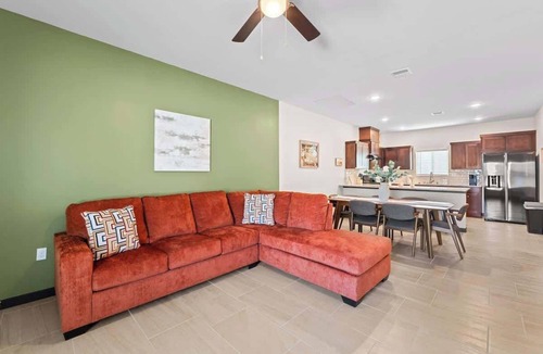 Biggs Field Apartment | 2BR/2BA Modern Home King Bed Smart TVs (C)